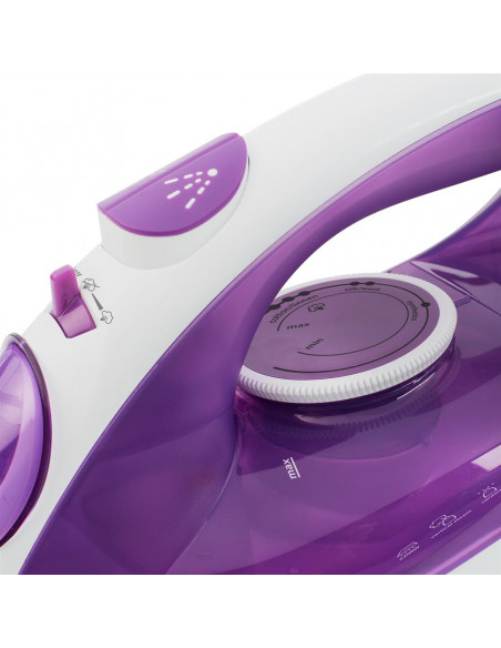 Tristar ST-8350 ferro da stiro Ferro da stiro a secco e a vapore Piastra in Ceramica 2200 W Viola