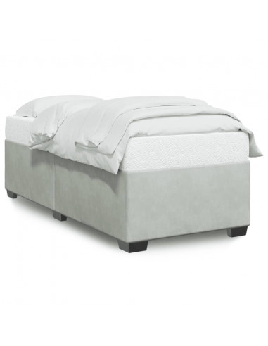 Giroletto Grigio Chiaro 80x200 cm in Velluto