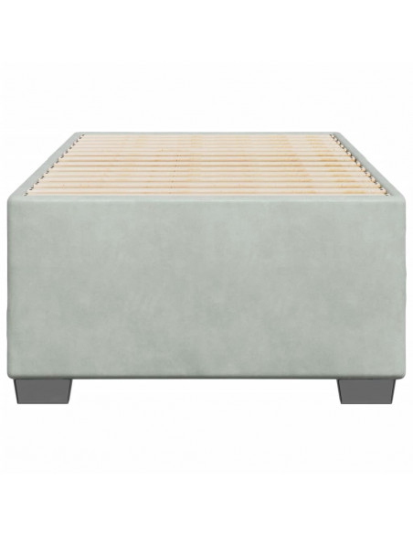 Giroletto Grigio Chiaro 80x200 cm in Velluto