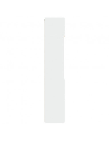 Mobile Portaoggetti Bianco 80x42,5x225 cm in Truciolato