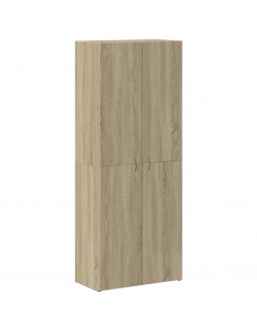 Schedario Rovere Sonoma 60x32x153 cm in Truciolato 2