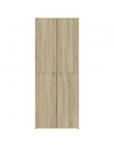 Schedario Rovere Sonoma 60x32x153 cm in Truciolato