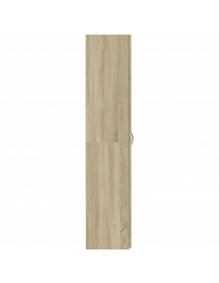 Schedario Rovere Sonoma 60x32x153 cm in Truciolato