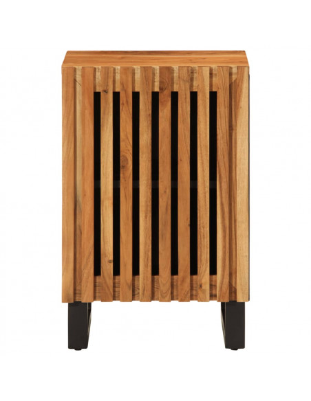 Mobile da Bagno 38x34x58 cm in Legno Massello di Acacia