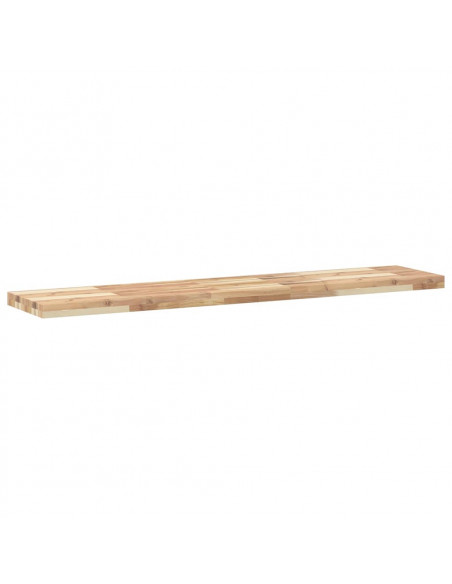 Mensole da Parete 3 pz 160x30x4 cm Legno Acacia Non Trattato