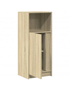 Credenza con LED Rovere Sonoma 42,5x34x100 cm Legno Multistrato 2