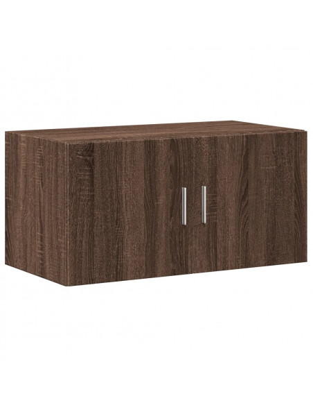Mobile a Parete Rovere Marrone 80x42,5x40 cm Legno Multistrato