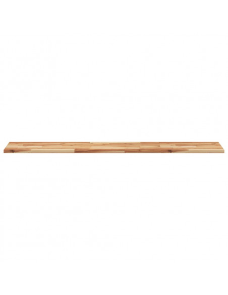 Mensole da Parete 2 pz 120x30x2 cm Legno Acacia Rifinito a Olio