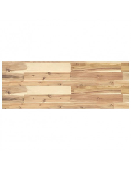 Ripiano a Parete 100x30x4 cm Legno Massello Acacia Non Trattato