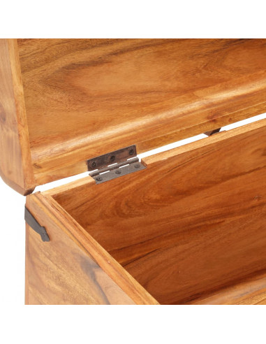 Baule 90x40x40 cm in Legno Massello di Acacia