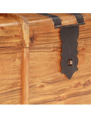 Baule 90x40x40 cm in Legno Massello di Acacia