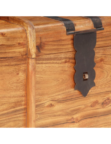 Baule 90x40x40 cm in Legno Massello di Acacia