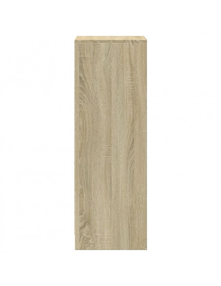Credenza con LED Rovere Sonoma 38x34x100cm in Legno Multistrato