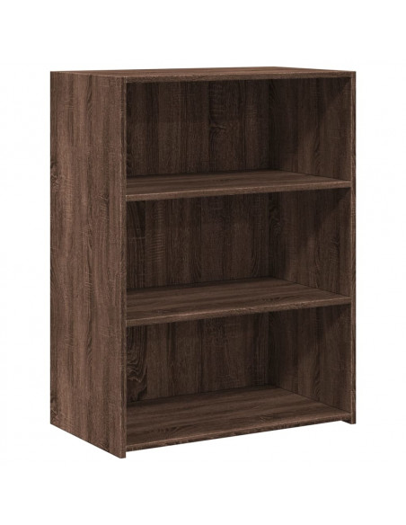 Credenza Rovere Marrone 70x41x93 cm in Legno Multistrato
