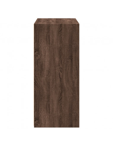 Credenza Rovere Marrone 70x41x93 cm in Legno Multistrato