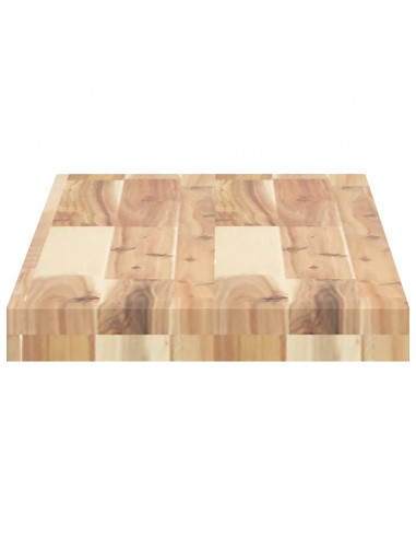 Mensole da Parete 2 pz 80x30x4 cm Legno Acacia Non Trattato