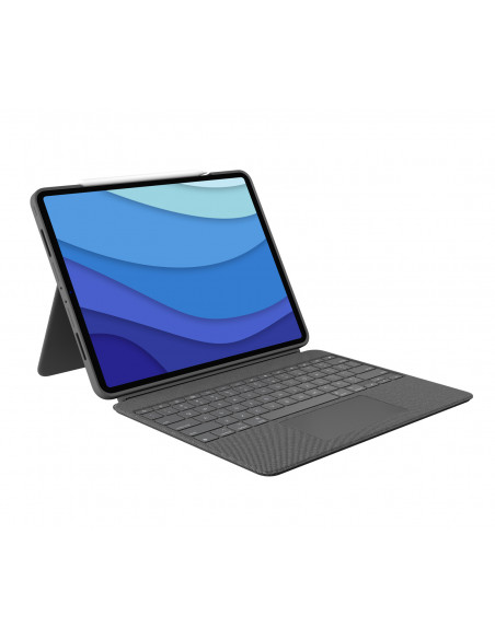 Logitech Combo Touch QWERTY Italiano Smart Connector Grigio