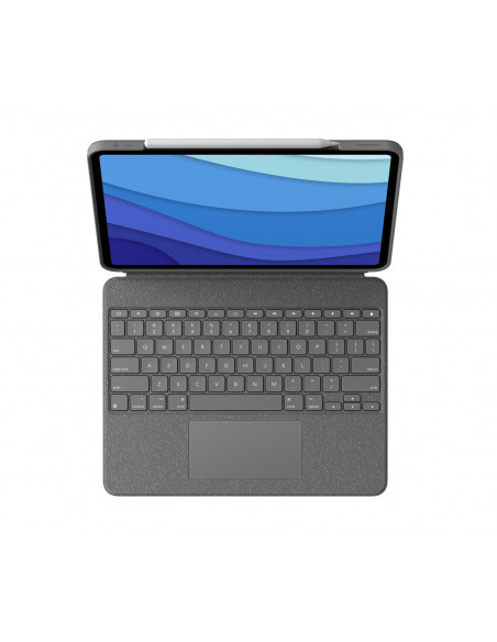 Logitech Combo Touch QWERTY Italiano Smart Connector Grigio