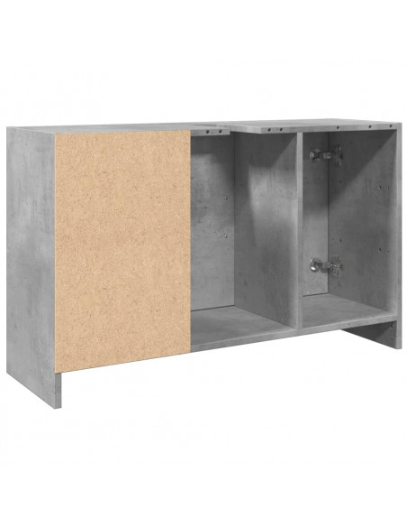 Mobile Lavabo Grigio Cemento 90x29x55 cm in Truciolare