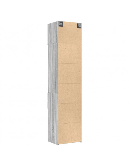 Mobile Sottile Grigio Sonoma 50x42,5x225 cm in Truciolato