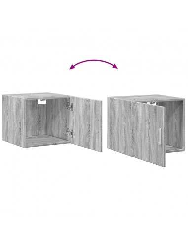 Mobile Sottile Grigio Sonoma 50x42,5x225 cm in Truciolato