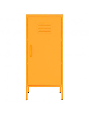 Armadietto Giallo Senape 42,5x35x101,5 cm in Acciaio