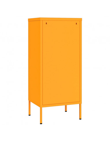 Armadietto Giallo Senape 42,5x35x101,5 cm in Acciaio