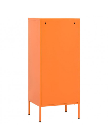 Armadietto Arancione 42,5x35x101,5 cm in Acciaio
