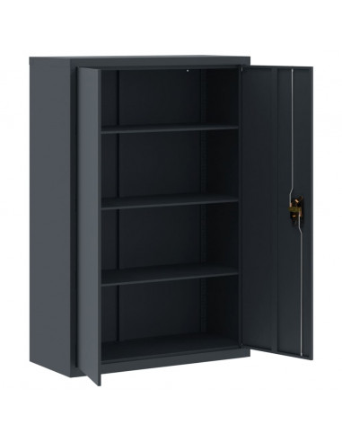Armadio Classificatore Antracite 90x40x180 cm in Acciaio