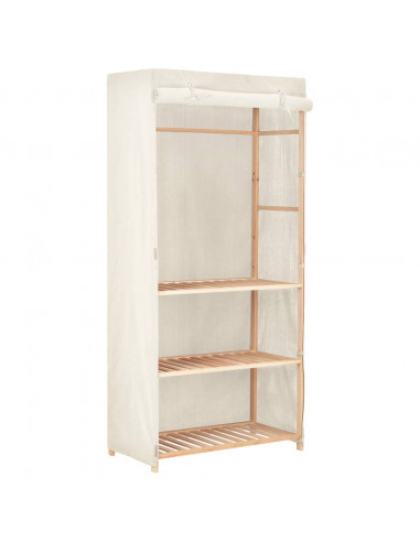 Armadio per Indumenti a 3 Ripiani 79x40x170 cm