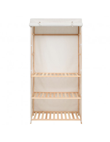 Armadio per Indumenti a 3 Ripiani 79x40x170 cm