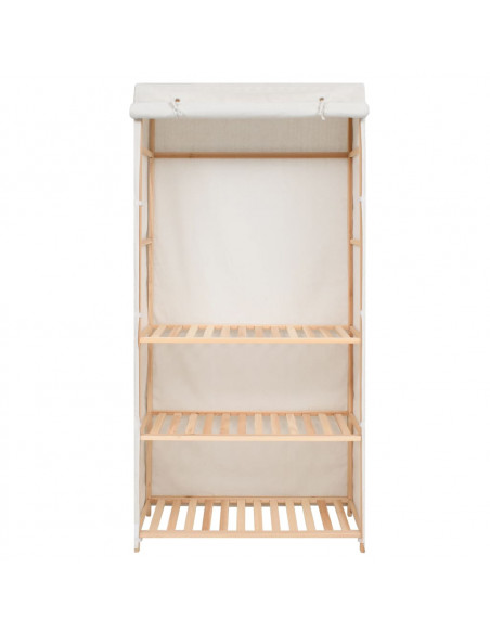 Armadio per Indumenti a 3 Ripiani 79x40x170 cm