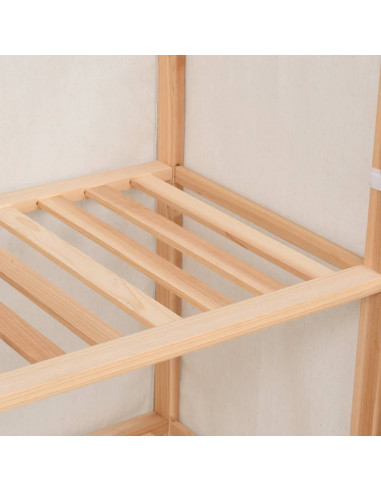 Armadio per Indumenti a 3 Ripiani 79x40x170 cm