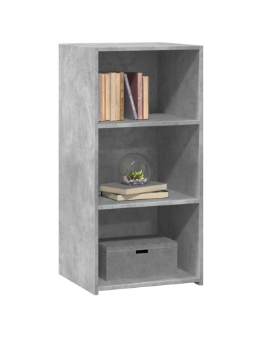 Credenza Grigio Cemento 45x41x93 cm in Legno Multistrato