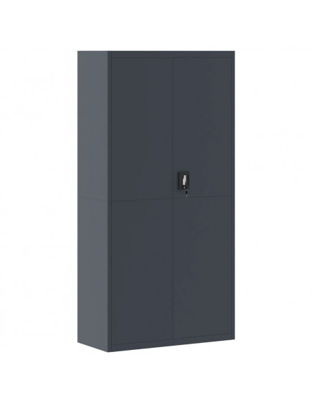 Armadio Classificatore Antracite 90x40x220 cm in Acciaio
