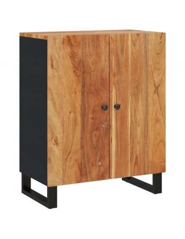 Credenza 60x33x75 cm in Legno Massello di Acacia