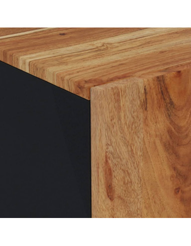Credenza 60x33x75 cm in Legno Massello di Acacia