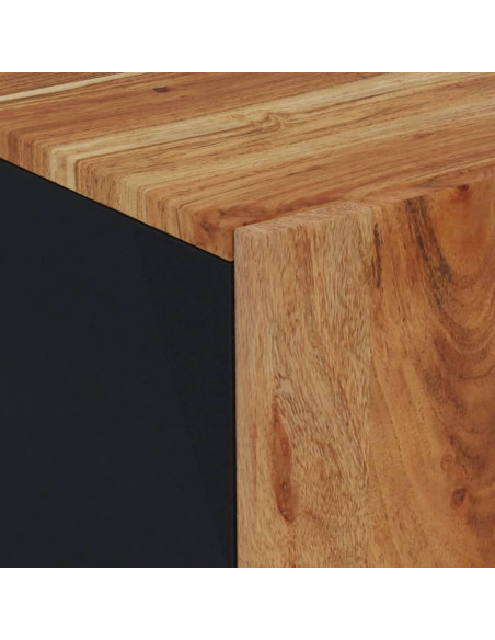 Credenza 60x33x75 cm in Legno Massello di Acacia
