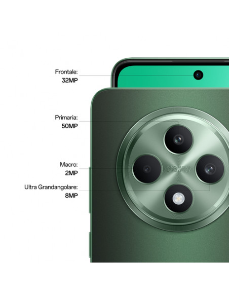 OPPO Reno12 FS 5G AI Smartphone, Tripla fotocamera 50+8+2MP, Selfie 32MP, Display 6.67” 120HZ AMOLED FHD+, 5000mAh, RAM 24 GB 