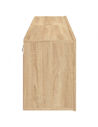 Mobili TV a Parete 2pz Rovere Sonoma 80x30x41 cm