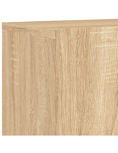 Mobili TV a Parete 2pz Rovere Sonoma 80x30x41 cm