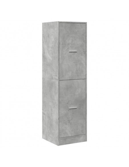Armadietto da Farmacia Grigio Cemento 40x41x144,5 cm Truciolato