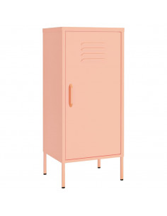 Armadietto Rosa 42,5x35x101,5 cm in Acciaio 2