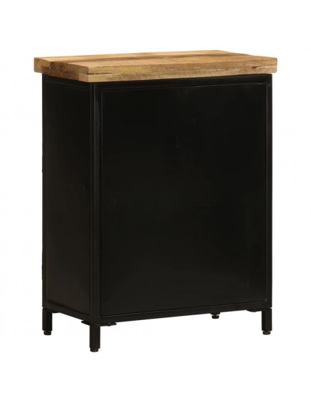 Credenza 55x30x71 cm in Legno Massello di Mango