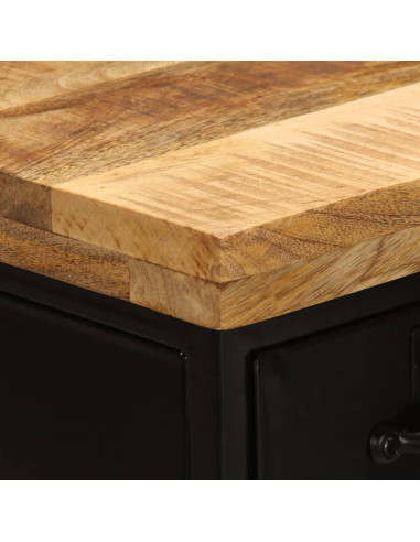 Credenza 55x30x71 cm in Legno Massello di Mango