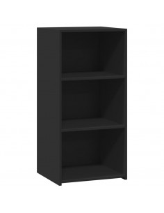 Credenza Nera 45x41x93 cm in Legno Multistrato 2