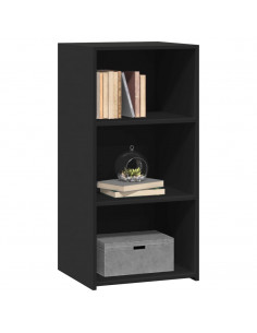 Credenza Nera 45x41x93 cm in Legno Multistrato 2