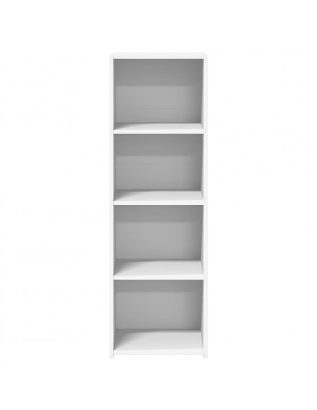 Credenza Bianca 40x41x124 cm in Legno Multistrato