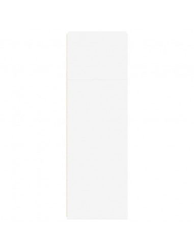 Credenza Bianca 40x41x124 cm in Legno Multistrato