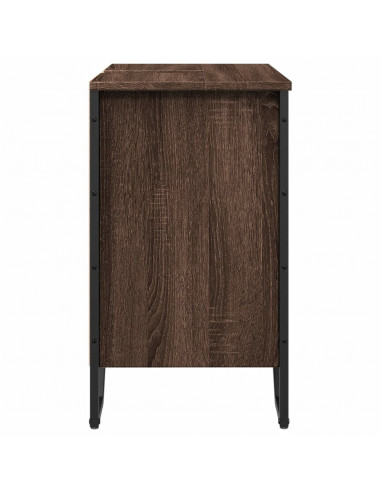 Mobile Lavabo Bagno Rovere Marrone 60x35x60cm in Truciolato